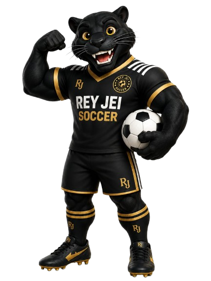 Mascota Oficial Rey Jei Soccer