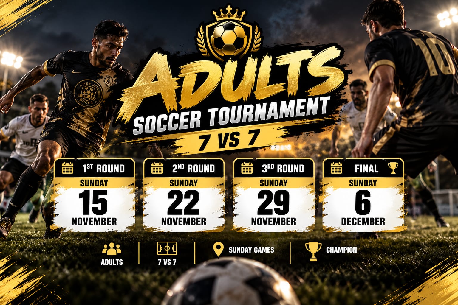 ADULT SOCCER TOURNAMENT